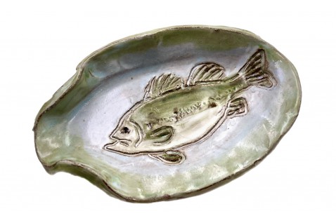  Spoon Rest w/Fish FOR THE HOME